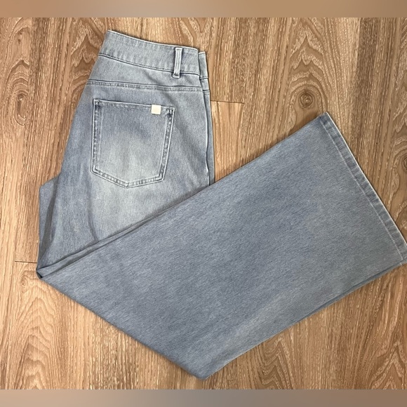 HALARA Light Blue Flare & Wide Leg Jeans size S - Picture 6 of 12